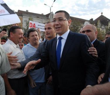 Victor Ponta la Oradea: Şi PDL ar vota "da" la referendum!